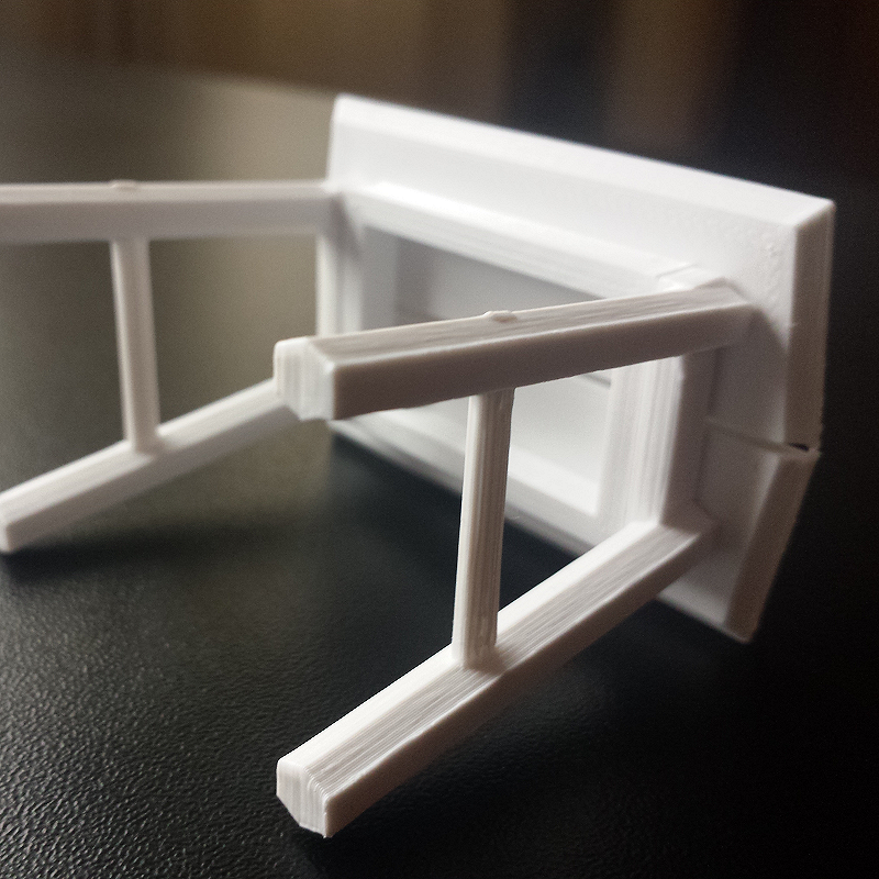 Maqueta para diseño de mobiliario. Impresión 3D. Gilitadas