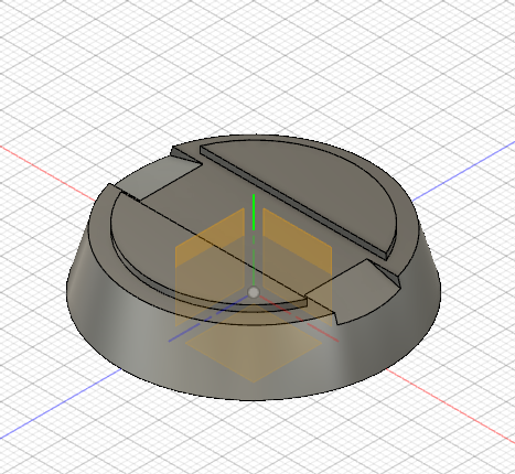 Diseño 3D. Cono para hélice plegable. Gilitadas